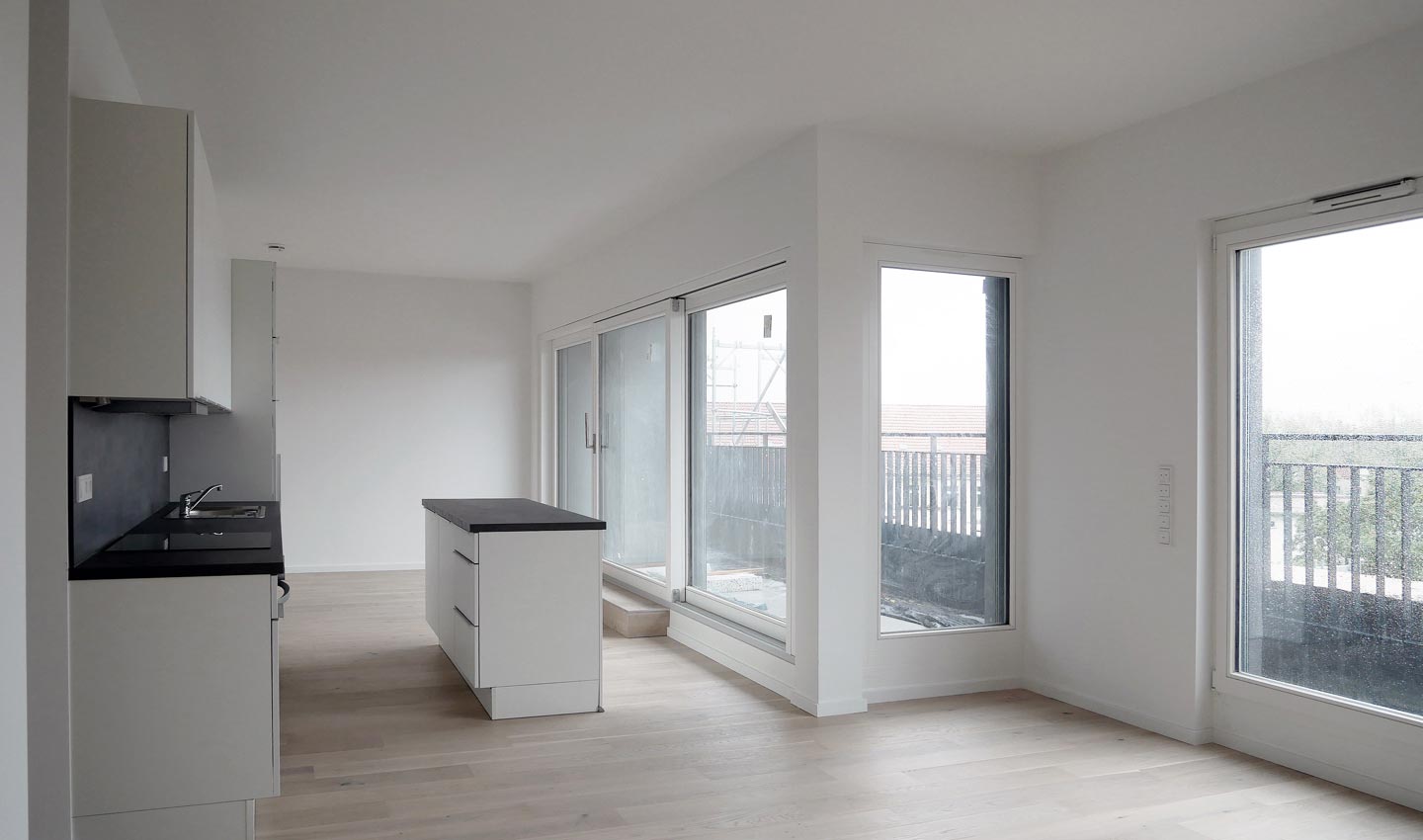 falk1 Foto 09 Innenansicht Wohnungsneubau Interieur Neubau Wohnen Falkenberger Straße Berlin Labs von Helmolt Architekten Berlin