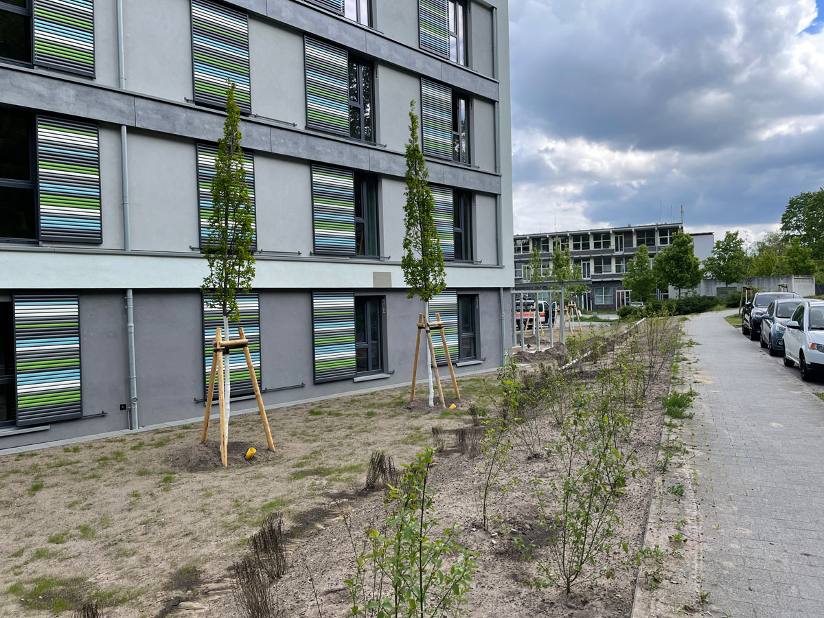 06 Studentenwerk Wildau Studentische Wohnanlage 2Bauabschnitt Aussenperspektive6 Buero Labs von Helmolt Architekt Berlin Falkensee